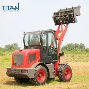 0.8Ton Articulated Hydraulic Front End Wheel Loader Garden Machinery