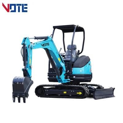 1 Ton 2 Ton 3 Ton Chinese Mini Excavators Afforestation Project Diesel Digger Great-Quality Product for Sale Hot