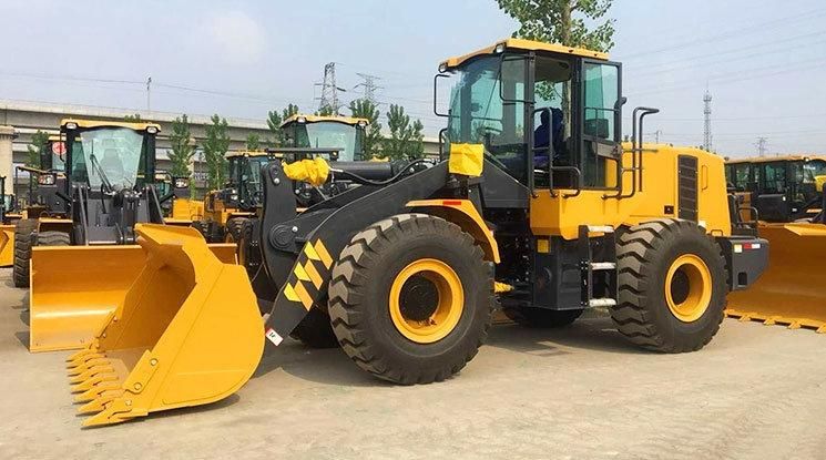 Rg958xc 5.5ton Wheel Loader Front End Loader with Hydraulic Transmission