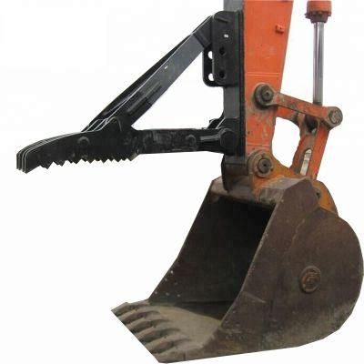 Construction Machinery Hydraulic Log Grapple Thumb Bucket Grapple