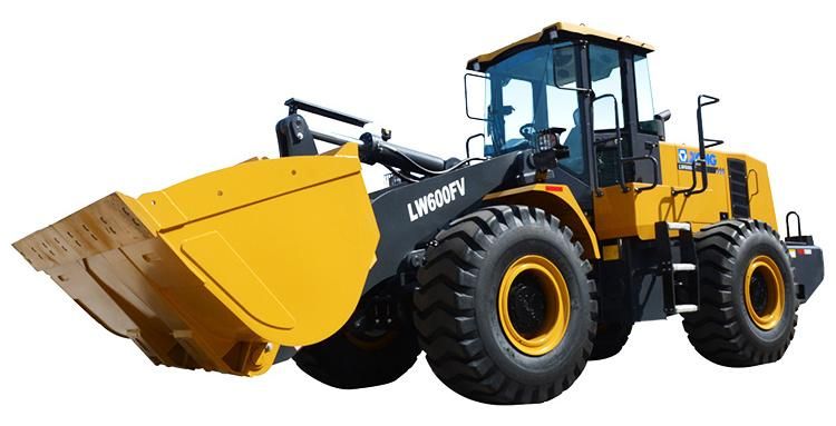 Construction Machinery Loader XCMG Official 6ton Wheel Loader Lw600fv (more models for sale)