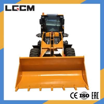 Lgcm Loading 2ton Mini Small Wheel Loader with Pallet Fork