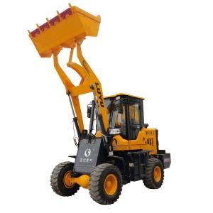 Earth-Moving Machinery 1.5 Ton Mini Skid Steer Loader with Dozer Blade for Sale