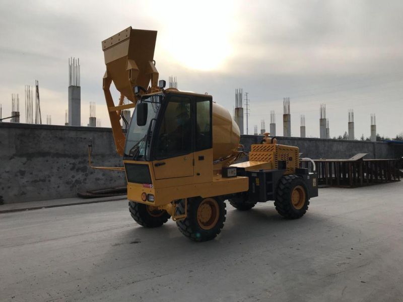 New 2cbm Self Loading Concrete Mixer with Good Quality