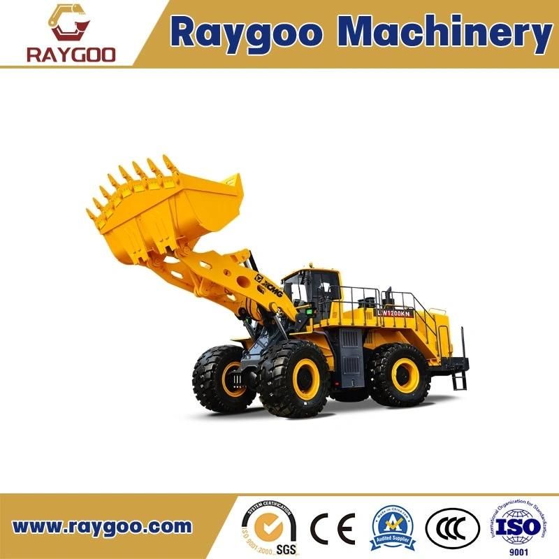 XCMG Large Cheap Price Front End Wheel Loader 12000 Kg 12ton Lw1200kn Wheel Loader with Cab