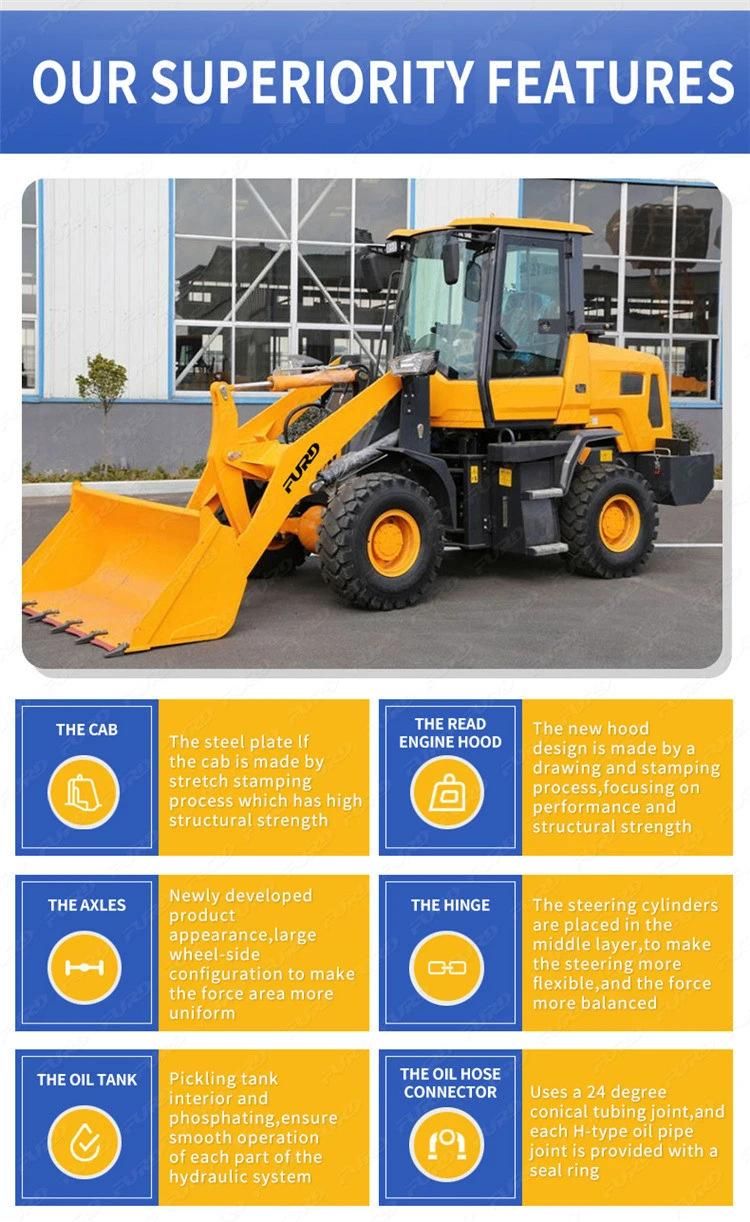 Diesel Wheel Loader Front End Loader for Sale