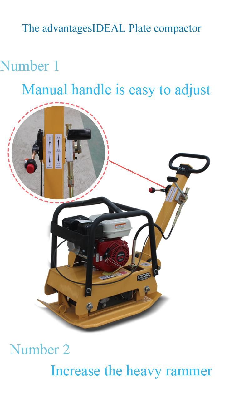 Hzr-160 Plate Compactor Clutch Jumping Jack Compactor for Sale