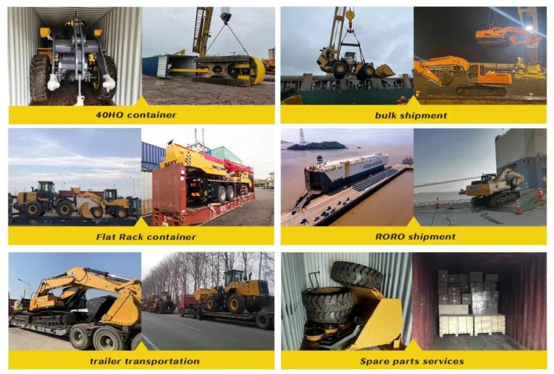 Good Condition Cheap Price 4ton Medium Size Front Loader with A/C, 3m3 Bucket Capacity (forklift and bucket can replace both)