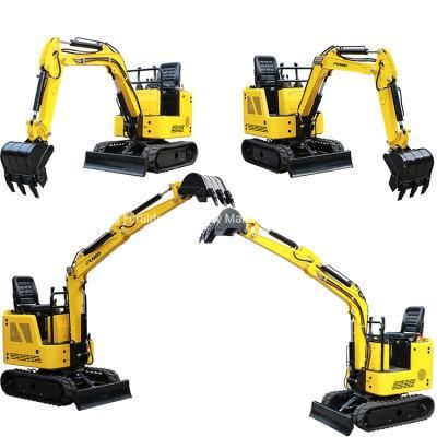 New 1 Ton Small Digger Micro Excavator Machine