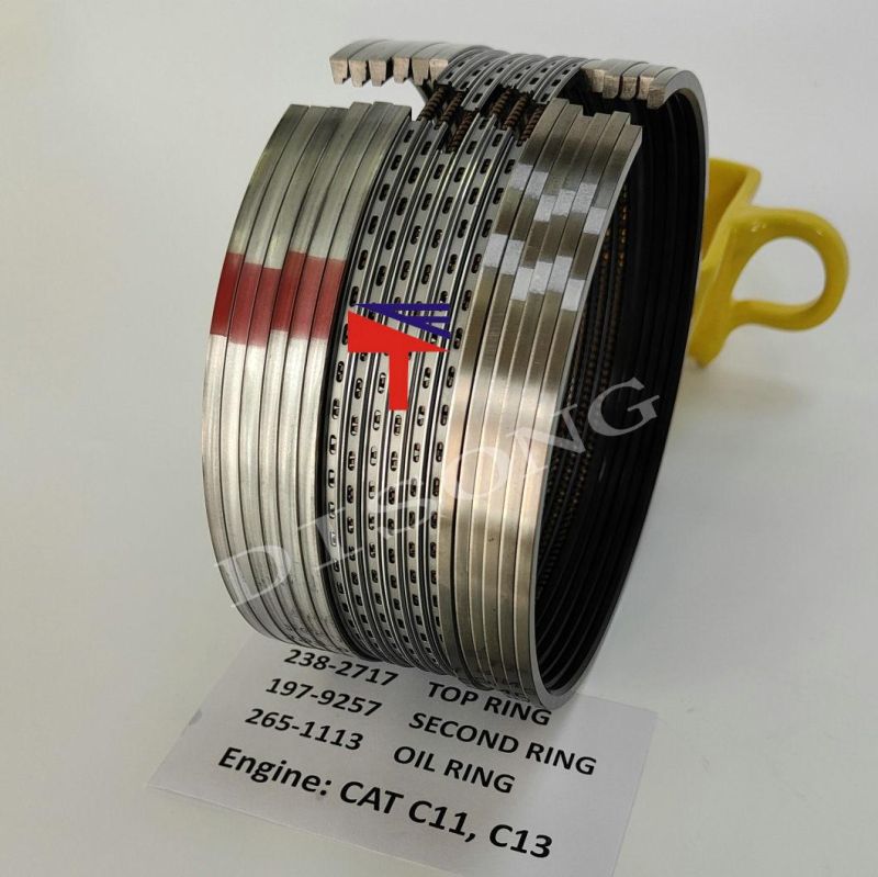 High Quality Diesel Engine Mechanical Parts Piston Ring 265-1113 197-9257 238-2717 for Excavator E345c E345D Wheelloader 972h Engine C13 Generator Set