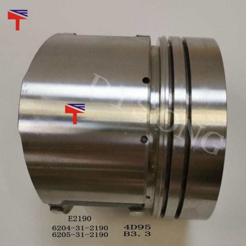 High Quality Diesel Engine Mechanical Parts Piston 6204-31-2190 6205-31-2190 for Engine Parts 4D95 B3.3 Generator Set