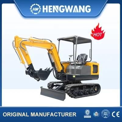 Hot Selling 2ton Hydraulic Excavator with Sunroof
