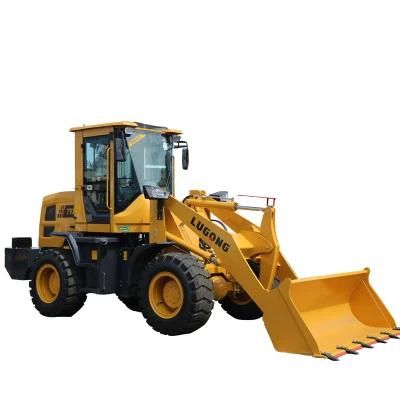Lugong Compact Wheel Loader for Building Site with CE Small Front End Loader