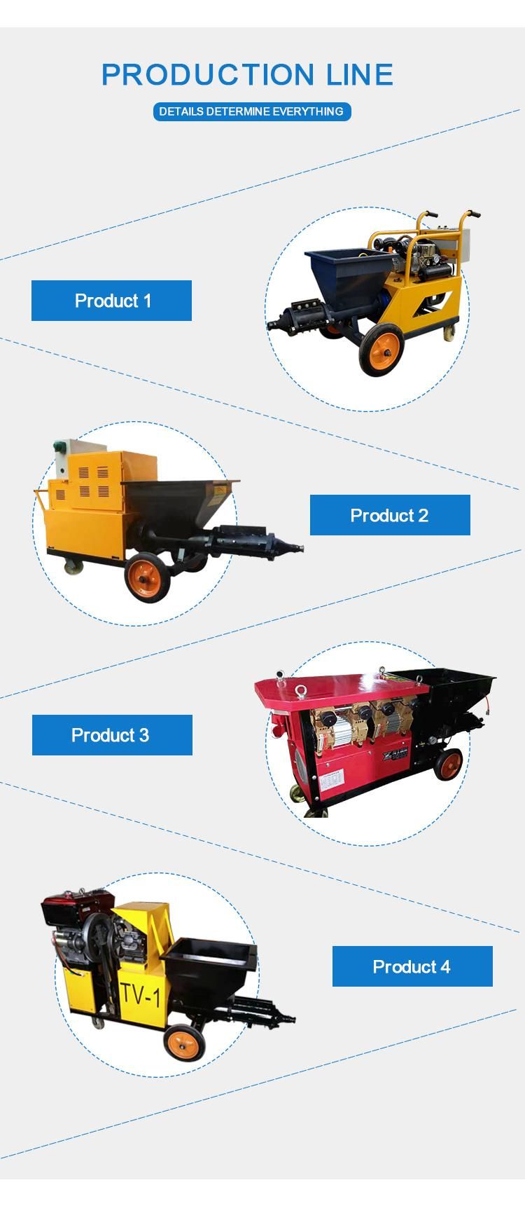 Cement Mortar Plaster Spraying Machine Mortar Sprayer Machine for Wall Concrete