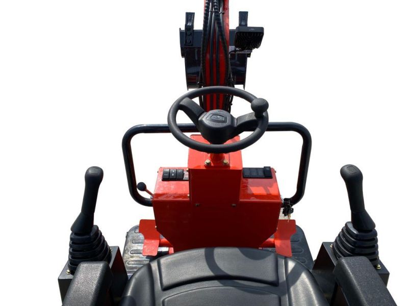 1.2 Ton Hot Sale Rdt-120A Mini Digger Wheel Excavator 0.6ton 0.8ton 1ton 1.8 Ton