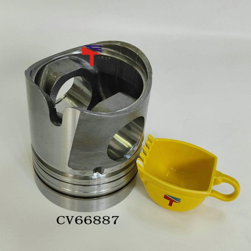 High-Performance Diesel Engine Engineering Machinery Parts Piston CV66887 for Excavator Parts Engine Parts Generator Set