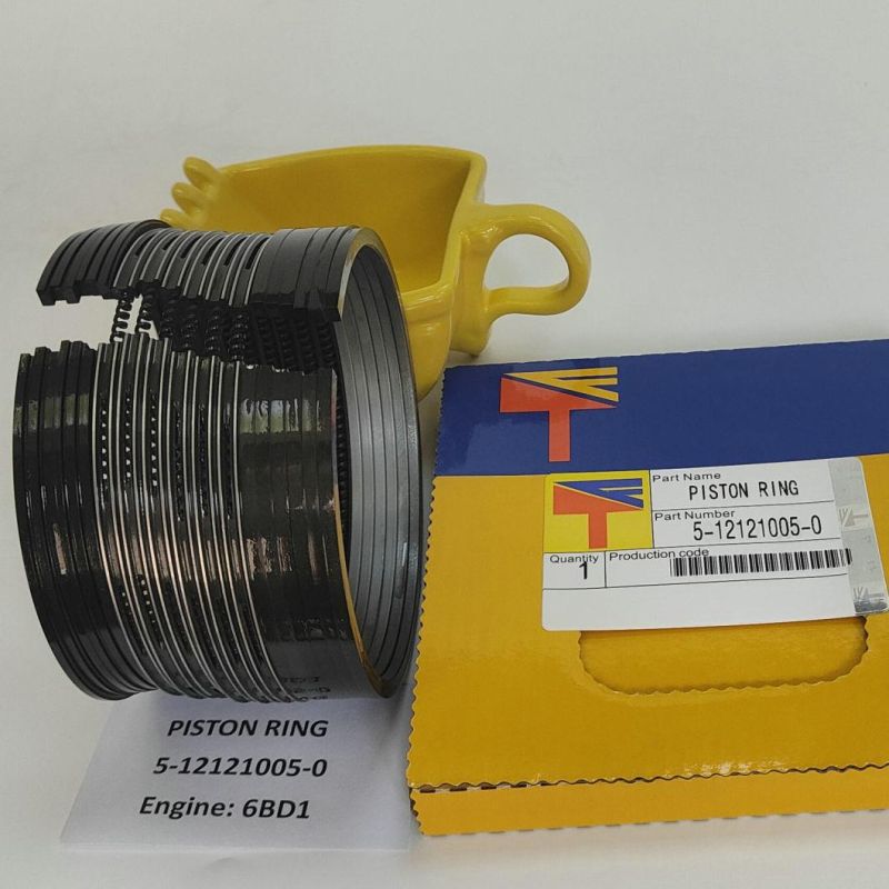 High Quality Diesel Engine Mechanical Parts Piston Ring 5-12121005-0 for Engine Parst 6bd1 Generator Set