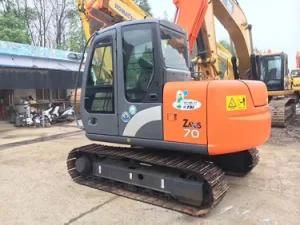 Second Hand Hydraulic Excavator Hitachi70, Mini Used Crawler Excavator Hitachi70 for Sale