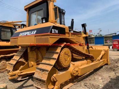 Secondhand Caterpillar D7h Bulldozer Used Construction Machine D7/D7r Crawler Dozer