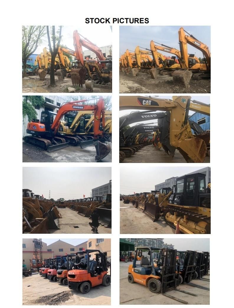 Chinese Factory Rich Stock Used / Second Hand 15ton Doosan Dx150 /Dx180 Crawler Excavators with Well Maintance & Good Condition for South American Market