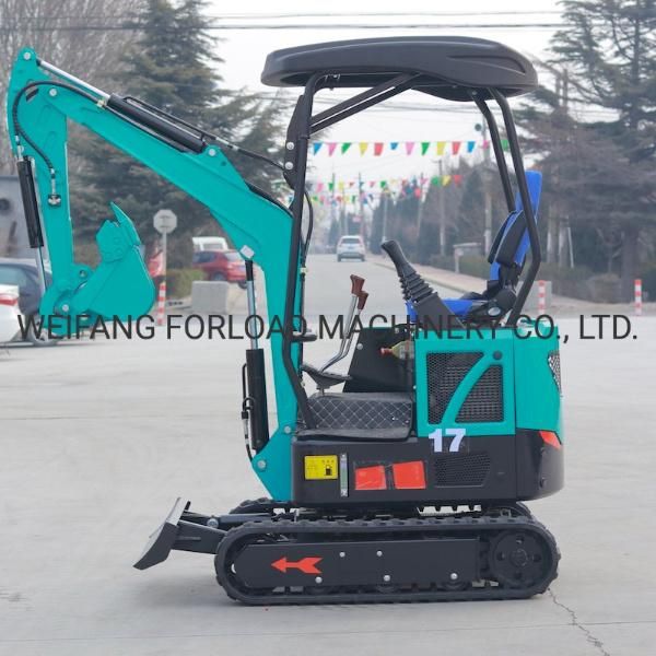 1.5tons Mini Excavator, 1.6tons Mini Excavator, 1.8tons Small Crawler Excavator with Hammer for Sale