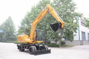 15 Ton Wheel Excavator Working Video