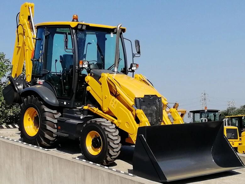 Clg775 8ton Mini Backhoe Loader Four Wheels Clg775 Price