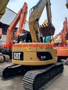 Used Caterpillar Excavator Cat 313c Mini Excavator for Sale