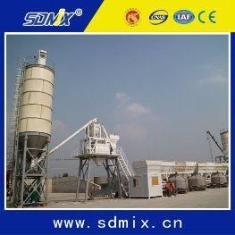 Hzs25 Mobile Skip Hopper Concrete Batching Plants on Hot Sale