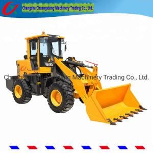 1.5 Tons 1.0 Cubic Small Front End Wheel Loader with Quick Hitch