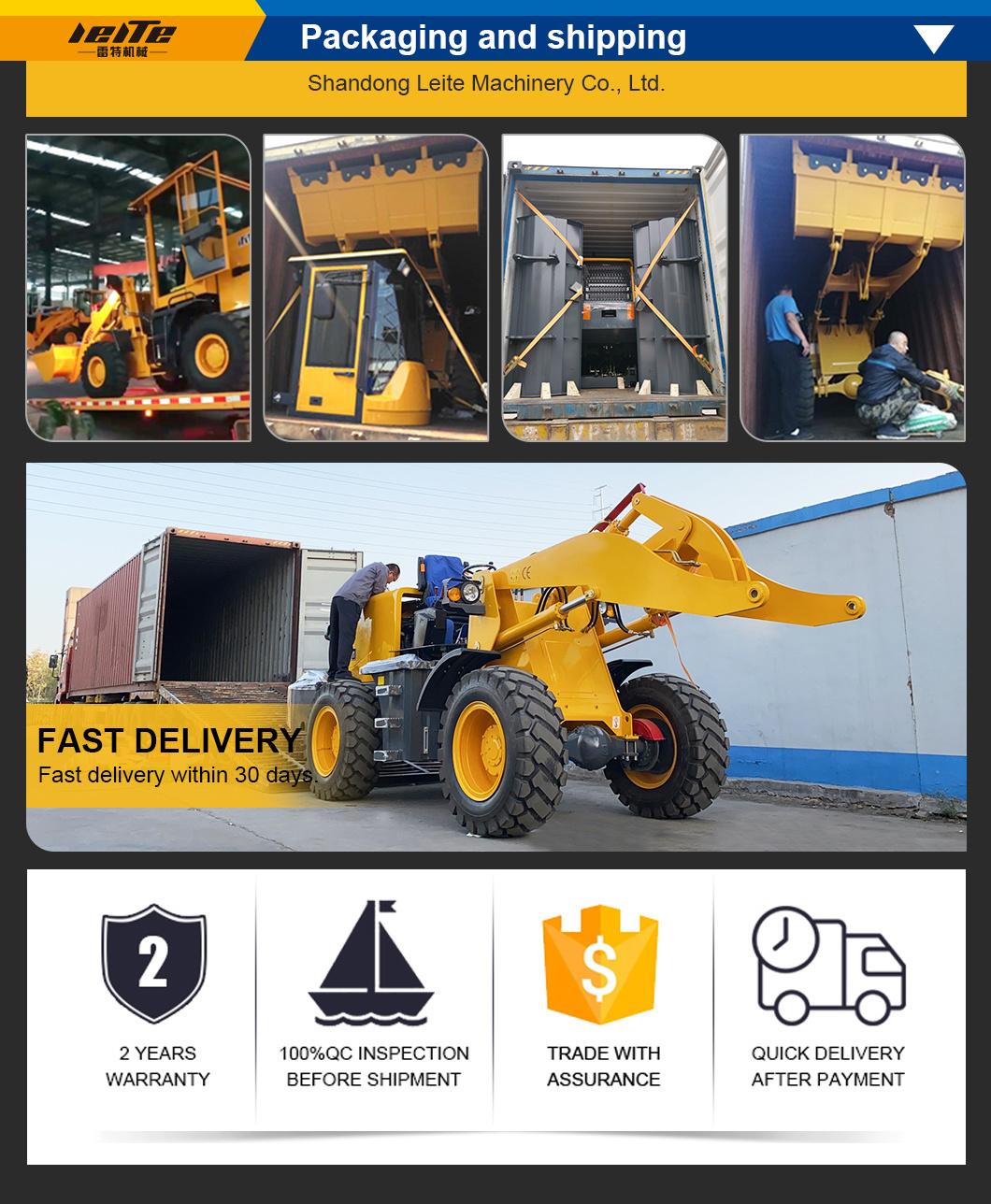 Energy Mining Applicable Industries Large Wheel Loader New Condition 5 Ton 4 Wd Wheel Loader