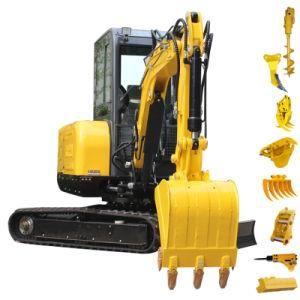 New 3000 Kg Mini Hydraulic Excavator with Cheap Price for Sale