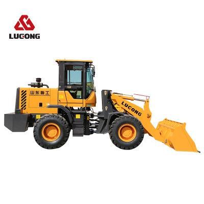 Small Machinery2 Ton Small Wheel Type Loader with Bucket