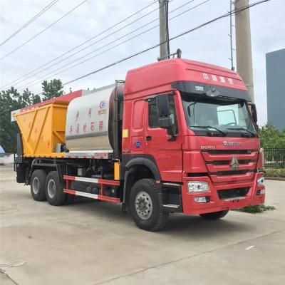 6X4 Sinotruck HOWO 336HP Domestic Configuration Asphalt and Gravel Stone Synchronous Chip Sealer