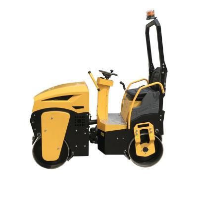 1 Ton 1.5 Ton 2 Ton Double Drum Vibratory Driving Type Road Roller Compactor