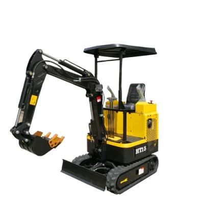 Ht15 Professional Manufacture High Quality Price Small Tractor Excavator Machine New Excavator Price