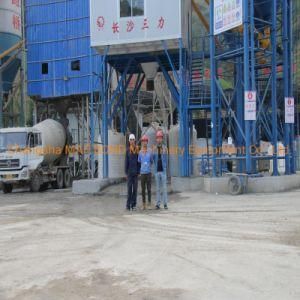 120cbm Concrete Batching Plant with 120cbm Per Batcher Concrete Mixer (HZS120)
