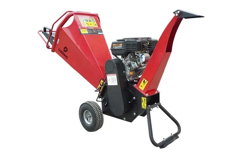 13HP/15HP High Quality Wood Chipper Orchard Shredder Double Outlet