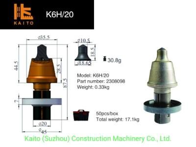 Road Milling Tools Bits K6h/20mm