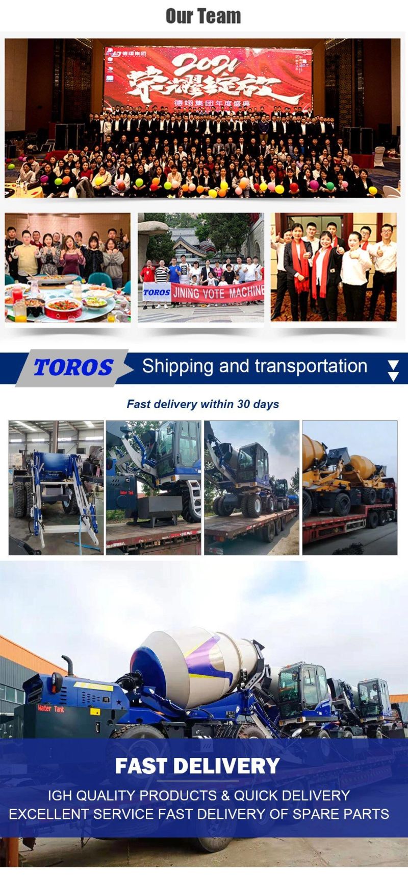 Hydraulic 3.5m3 Self Loading 4 Wheels Portable Cement Mixers with Water Tank Concrete Mixer Mixers for Concrete