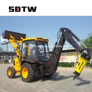 Tw780 8 Ton Construction Machinery Backhoe Loader with Cummins Engine