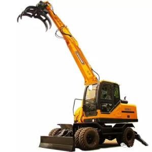 Wheel Drive Wood Grapple Loader 7ton Wood Loader Bd80W