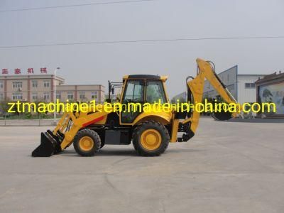 2.5 Ton Four-Wheel Drive Backhoe Loader with Hydraulic Torque Converter