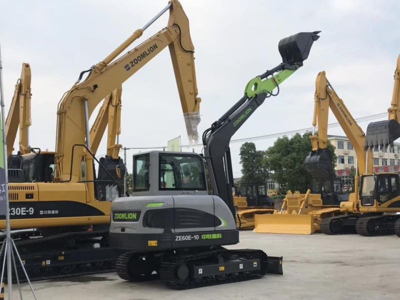 China Top Brand 6.5-7.5 Tons Mini Digger Machine Ze60e-10/Ze75e-10