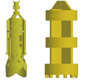 Cylinder Impact Hammer Grab for Crane