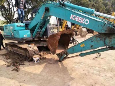 Used Kobelco Sk130 Crawler Excavator with Hydraulic Breaker Line and Hammer in Good Condition