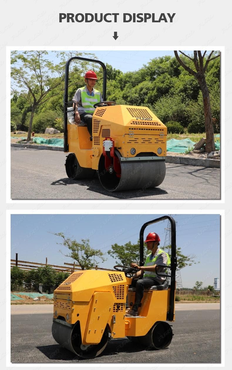 Fyl-860 0.8 Ton Full Hydraulic Double Drum Vibratory Roller
