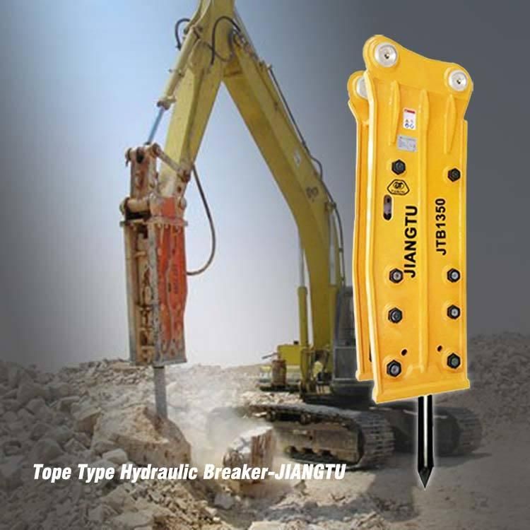Hydraulic Breaker Concrete Rock Hammer with Chisel 140mm for 18-26 Tons Excavator