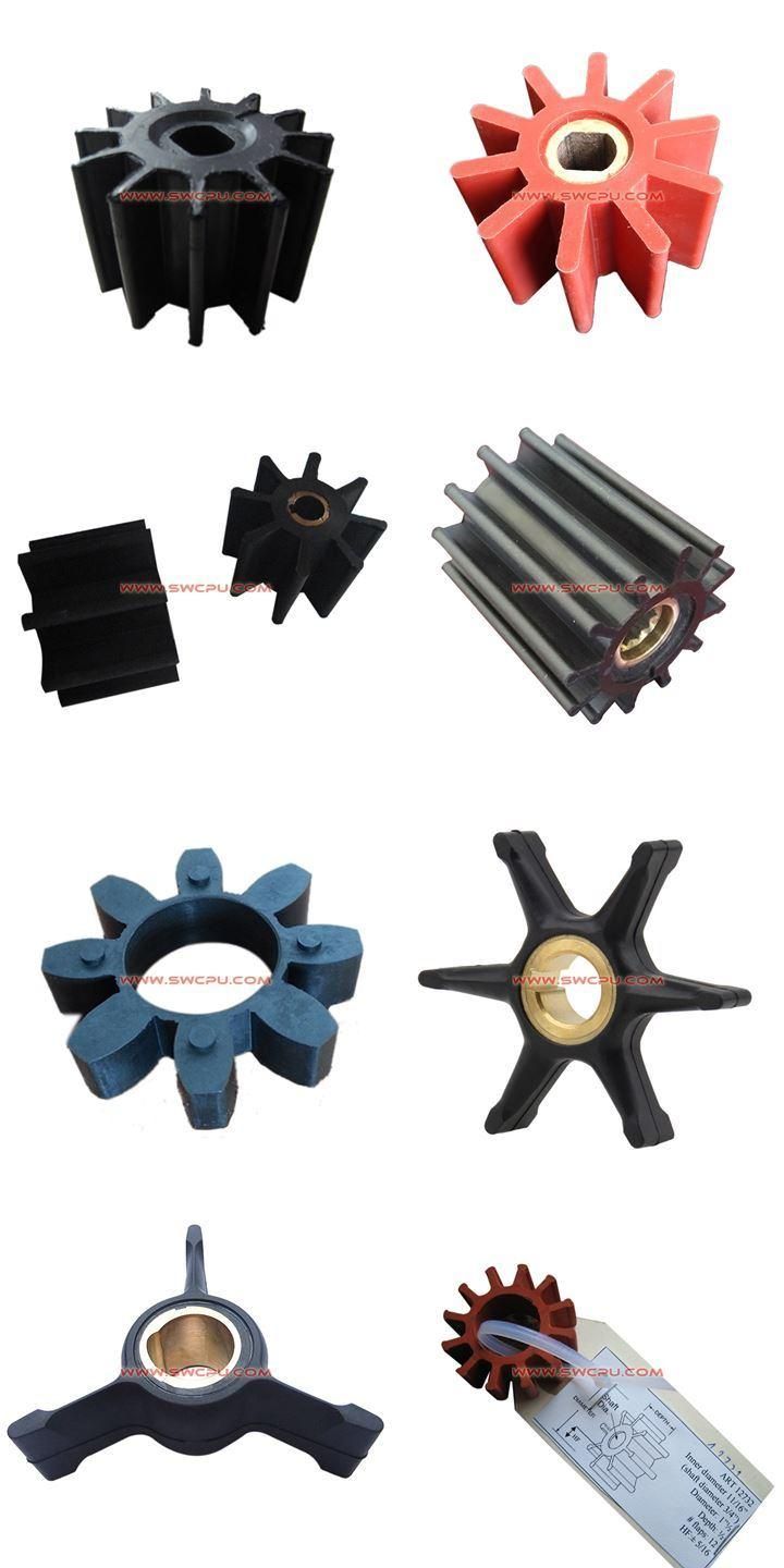 Custom 3 Blades Rubber Impeller for Motor Engine with Good Quality