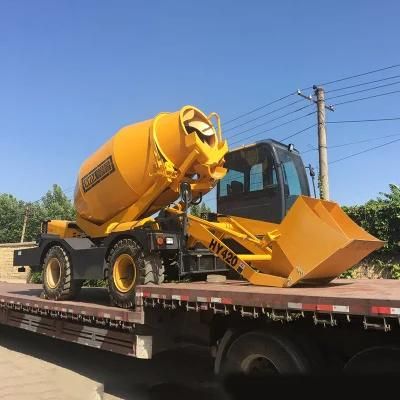 Four-Wheel Drive 1.6/2/3.5/4 Self-Loading Concrete Mixer Truck